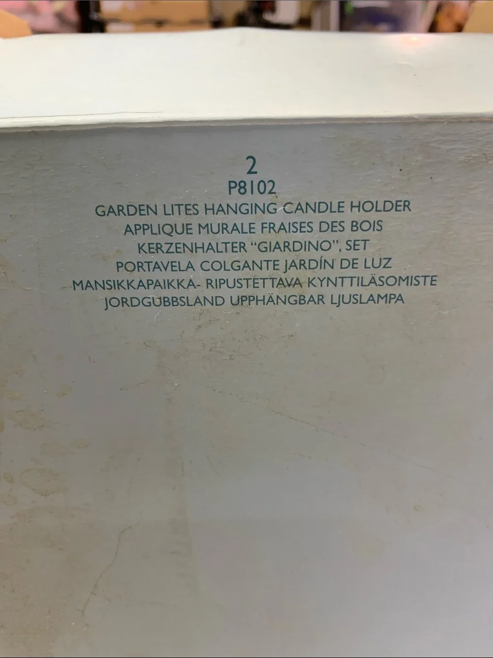 PARTYLITE Garden Lites Hanging Candle Holder P8102 NEW in Box
